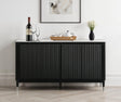 Maidstone Contemporary 71" Server with Sintered Stone Top & Reeded Panels - 