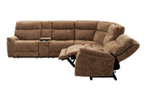 Mattheus Oversized Power Reclining Sectional - USB, Cup Holders & Cooler Console