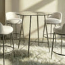 Rilva Glass Counter Height Table & Stools - Counter Table Only (36")