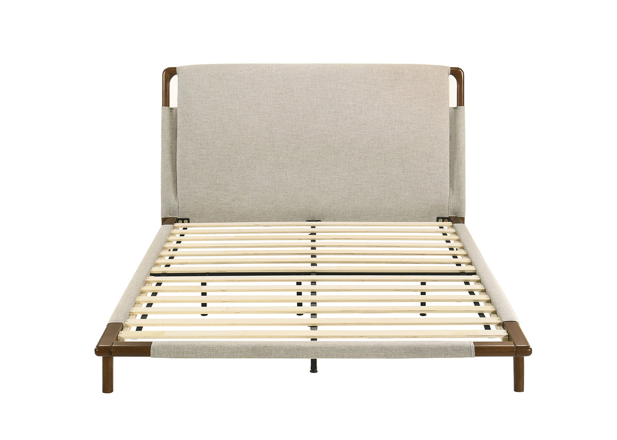 Didcot Upholstered Camel-Back Bed – view 3