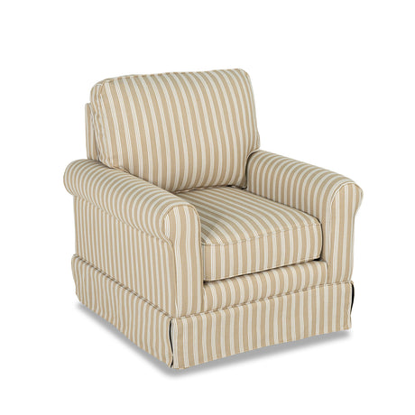 Peggy Skirted Swivel Accent Chair – view 11