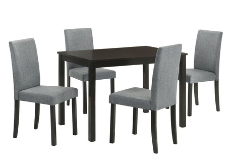 Worland Compact 5-Piece Dining Set – Espresso