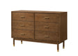 Ripley Mid-Century Dresser, Mirror, Chest & Nightstand - Dresser