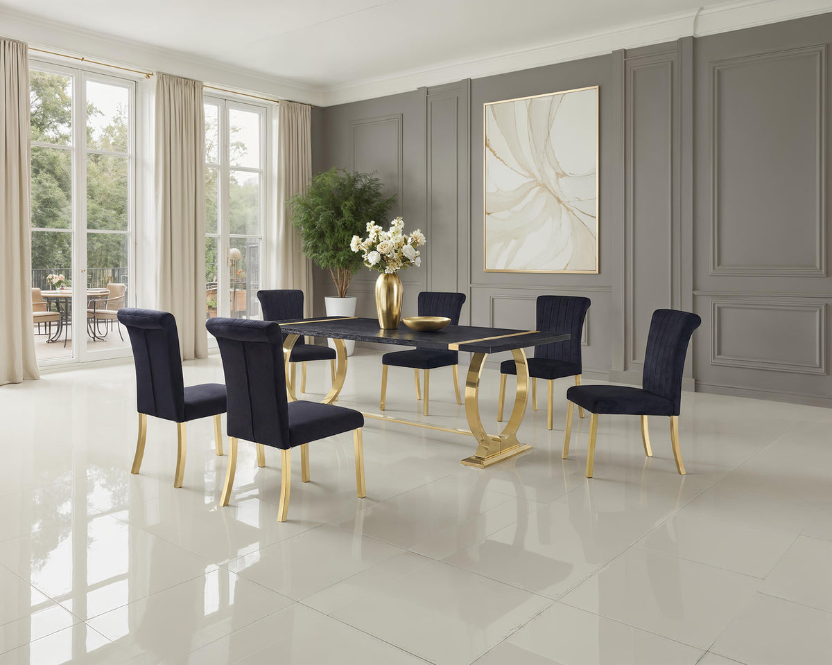 Horley Glam Dining Table & Set – view 6