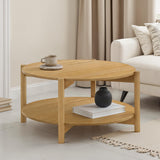 Hyde Transitional Coffee & End Tables - Round Coffee Table