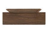 Hayward Mid-Century Modern Bedroom Collection - LED Channeled Headboard Bed, Dresser, Chest & USB Nightstand in Walnut
