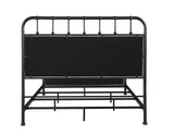 Passini Industrial Upholstered Metal Bed – view 5