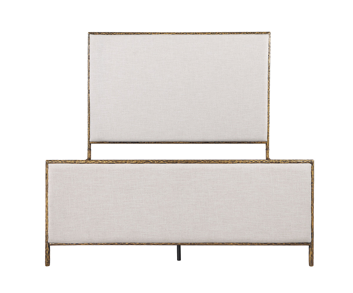 Valda Forged Steel Upholstered Bed & Bench – view 7