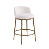 Rilva Glass Counter Height Table & Stools - Counter Stool (31.5"H)