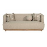 Sarabi Contemporary Sofa, Loveseat & Chair with Plinth Wood Base – view 5