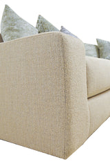 Portslade Transitional Oversized Sectional with Chaise - Deep Seating in Warm Beige