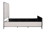 Valda Forged Steel Upholstered Bed & Bench – view 13