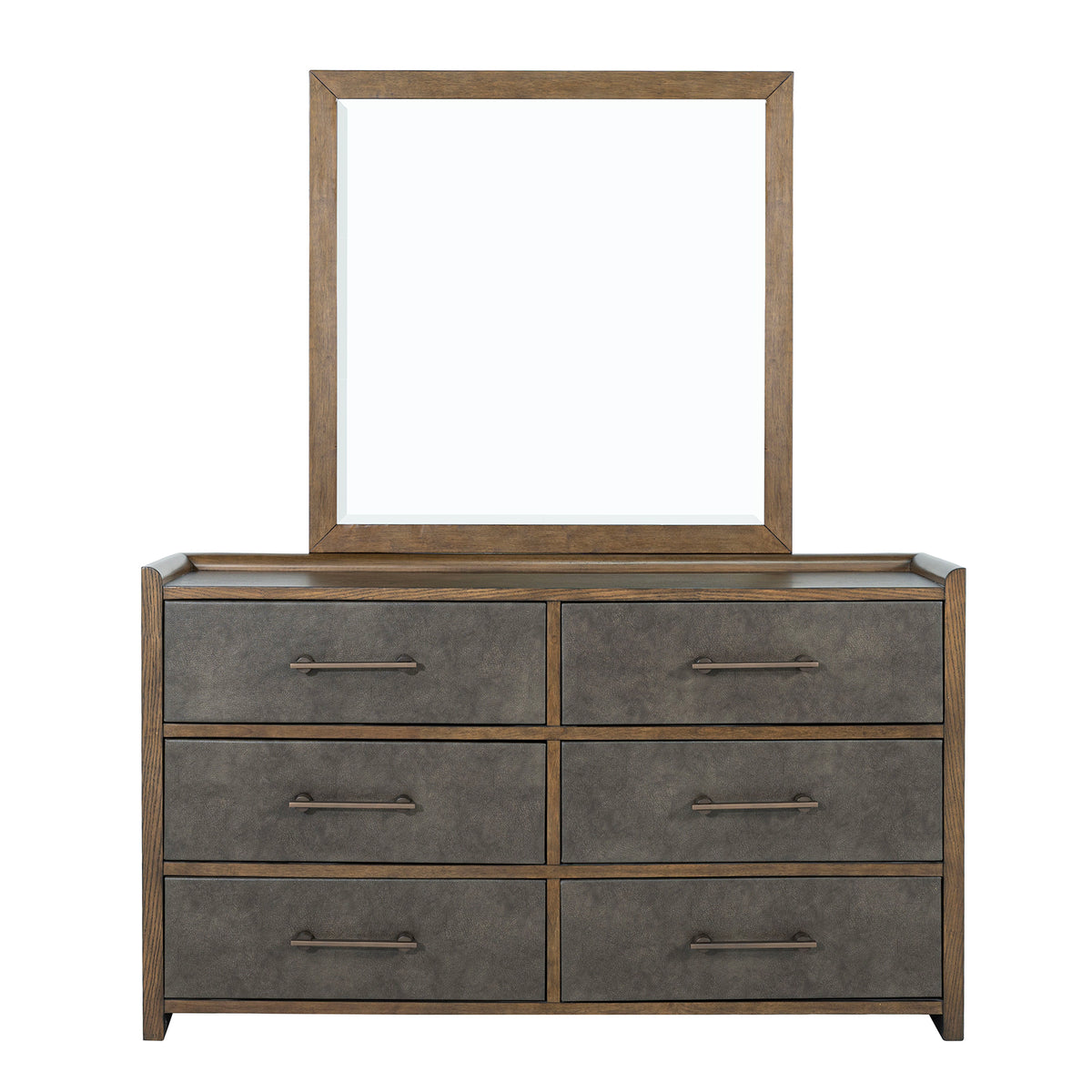 Newent Two-Tone Channel-Tufted Bed & Bedroom Set - Dresser