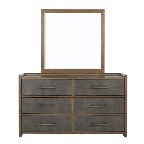 Newent Two-Tone Channel-Tufted Bed & Bedroom Set - Dresser