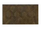 Coppet Transitional Inlay Dining Table & Upholstered Chairs – Dark Walnut, view 4