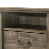 Amble Rustic Open-Shelf Nightstand – view 17