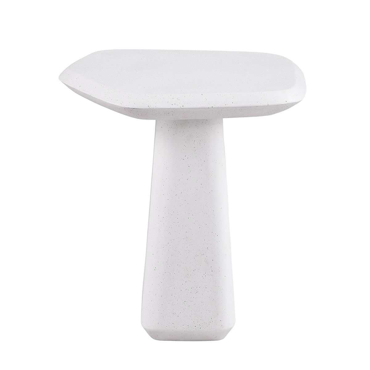 Amico Ceramic Pedestal Coffee & End Tables – White, view 11