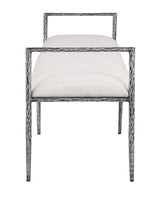Valda Forged Steel Upholstered Bed & Bench – view 14