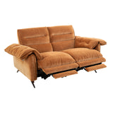 Morley Contemporary Power Reclining Sofa, Loveseat & Recliner with USB Ports - Pillow-Top Arms