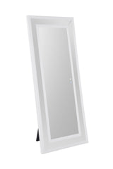 Solinus Hollywood Glam LED Floor Mirror with Bluetooth Speaker – White, view 2