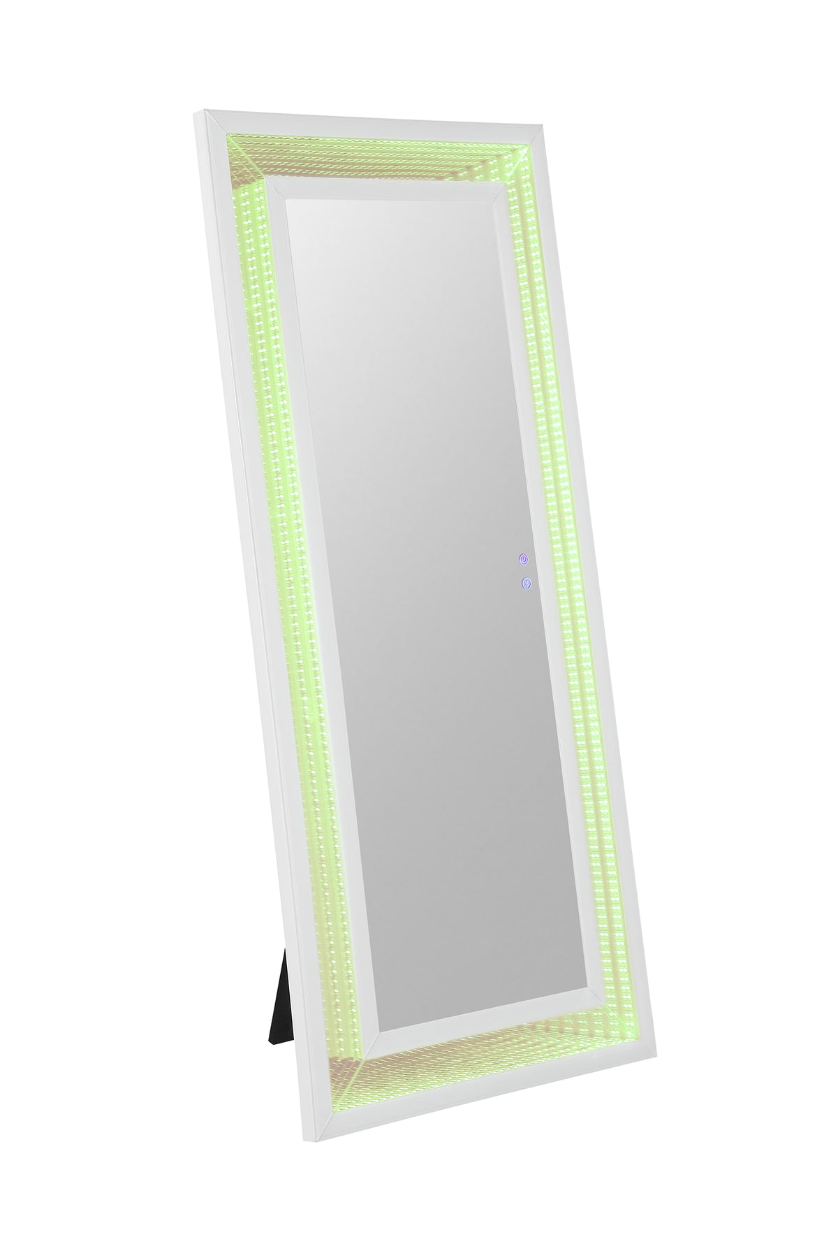 Solinus Hollywood Glam LED Floor Mirror with Bluetooth Speaker – White, view 11