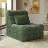 Kamili Biscuit-Tufted Vibrating Massage Lounge Chair – view 4