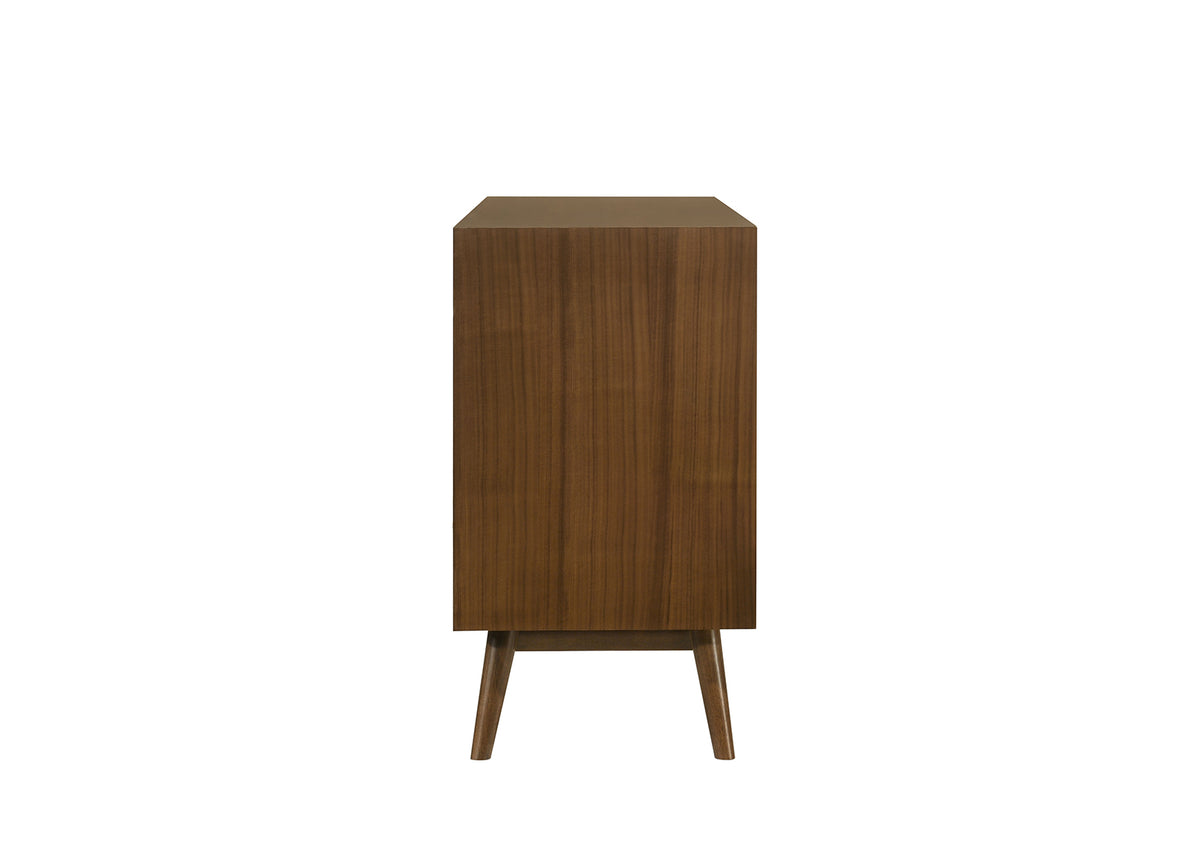 Hillerod Mid-Century Modern 59" Round Pedestal Dining Set & Sideboard – Walnut, view 10