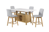 Tangier Genuine Marble Counter Height Dining Set – view 7