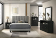 Altimari Channeled Headboard Bed & Bedroom Set - Queen Bed Only