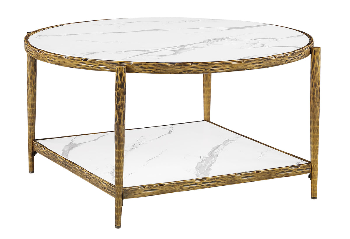 Kerna Contemporary Sintered Stone Coffee & End Tables - Coffee Table