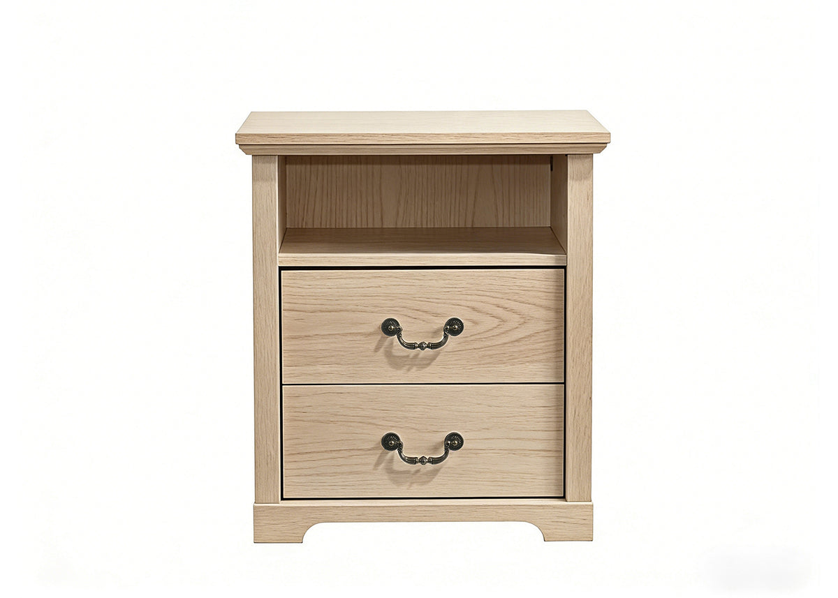 Amble Rustic Open-Shelf Nightstand – view 19