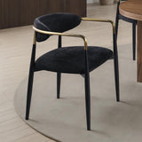 Gaetani 48" Round Game & Dining Table with Cup Holders - 2 Arm Chairs
