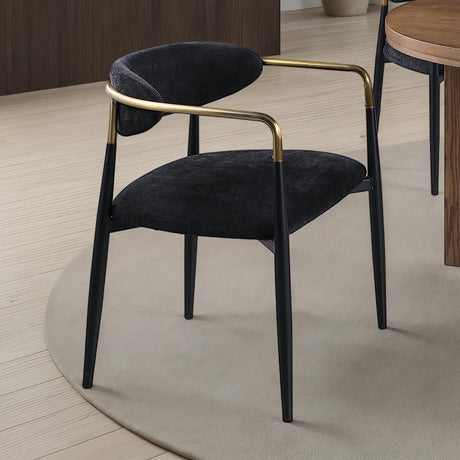 Gaetani 48" Round Game & Dining Table with Cup Holders - 2 Arm Chairs
