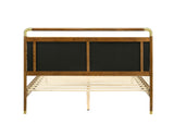 Bardot Mid-Century Modern Channel-Tufted Bed & Bedroom Set – Walnut, view 6