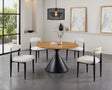 Athan Contemporary 47" Round Dining Table & Set - Round Table Only (47")