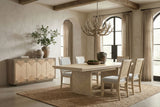 Casoria Rustic Extendable Trestle Dining Collection - Extendable Table Only (72"-90")