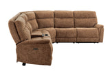 Mattheus Oversized Power Reclining Sectional - USB, Cup Holders & Cooler Console