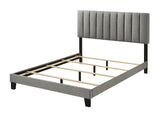 Altimari Channeled Headboard Bed & Bedroom Set - Contemporary in Black or Walnut