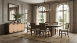 Casoria Rustic Extendable Trestle Dining Collection - Extendable Table Only (72"-90")