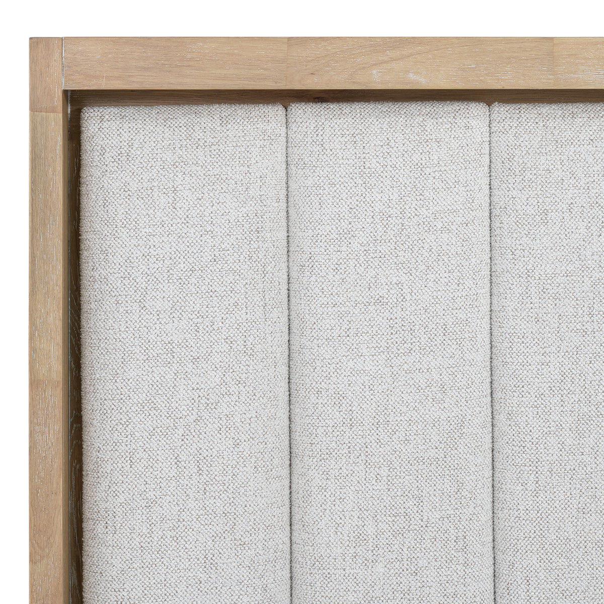 Helios LED Headboard Bed & Bedroom Set with USB Nightstand – Natural Oak, view 9