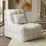 Kamili Biscuit-Tufted Vibrating Massage Lounge Chair – view 8