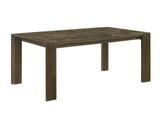 Coppet Transitional Inlay Dining Table & Upholstered Chairs – Dark Walnut, view 3