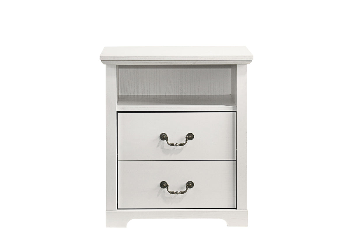 Amble Rustic Open-Shelf Nightstand – view 20
