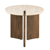 Olney Travertine Top Coffee & End Table – view 5