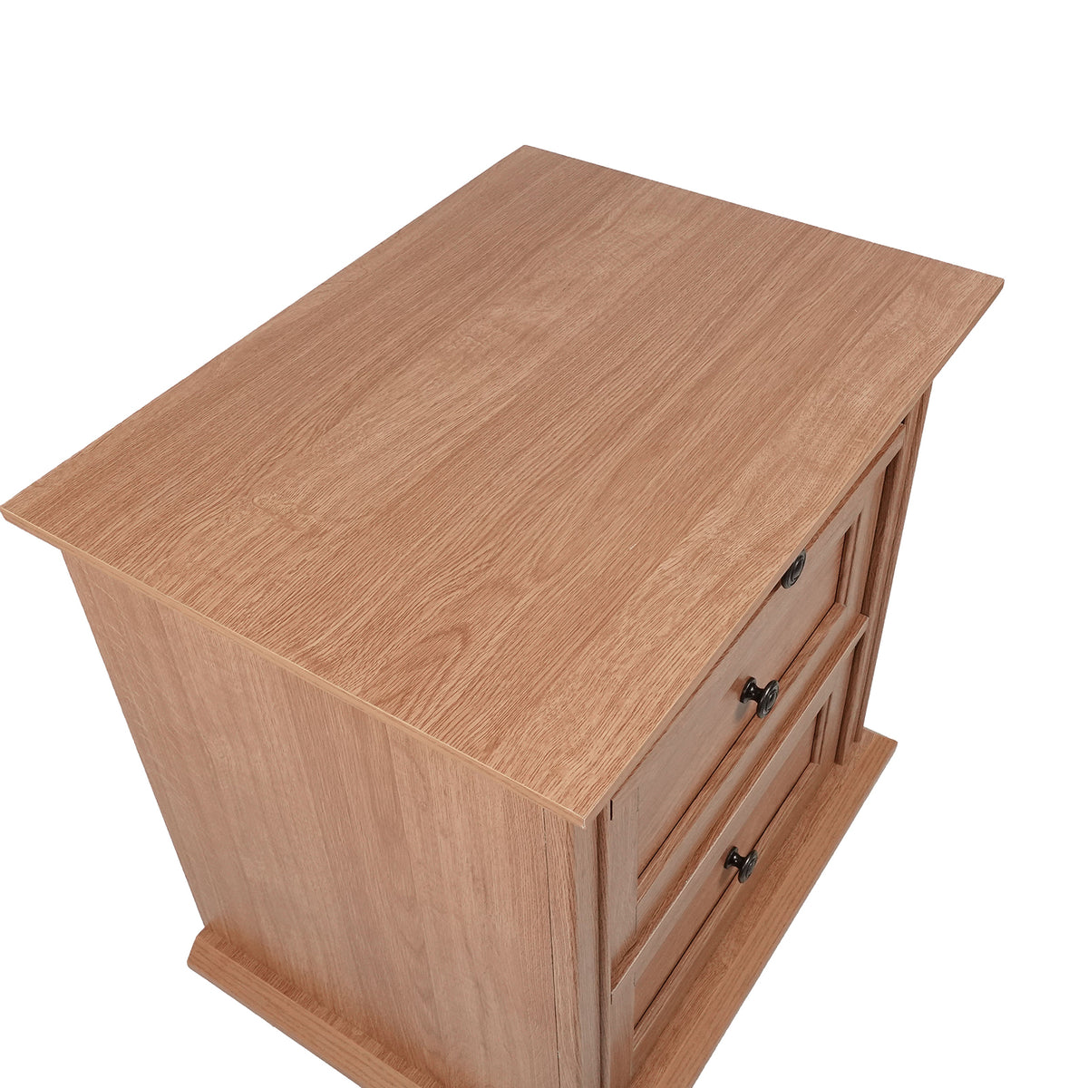 Hyde Traditional 3-Drawer Nightstand with Solid Wood Legs – view 6