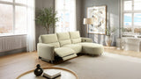 Galten Contemporary Power Reclining Sectional with Chaise & USB Ports - Right Chaise