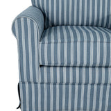 Peggy Skirted Swivel Accent Chair – view 8