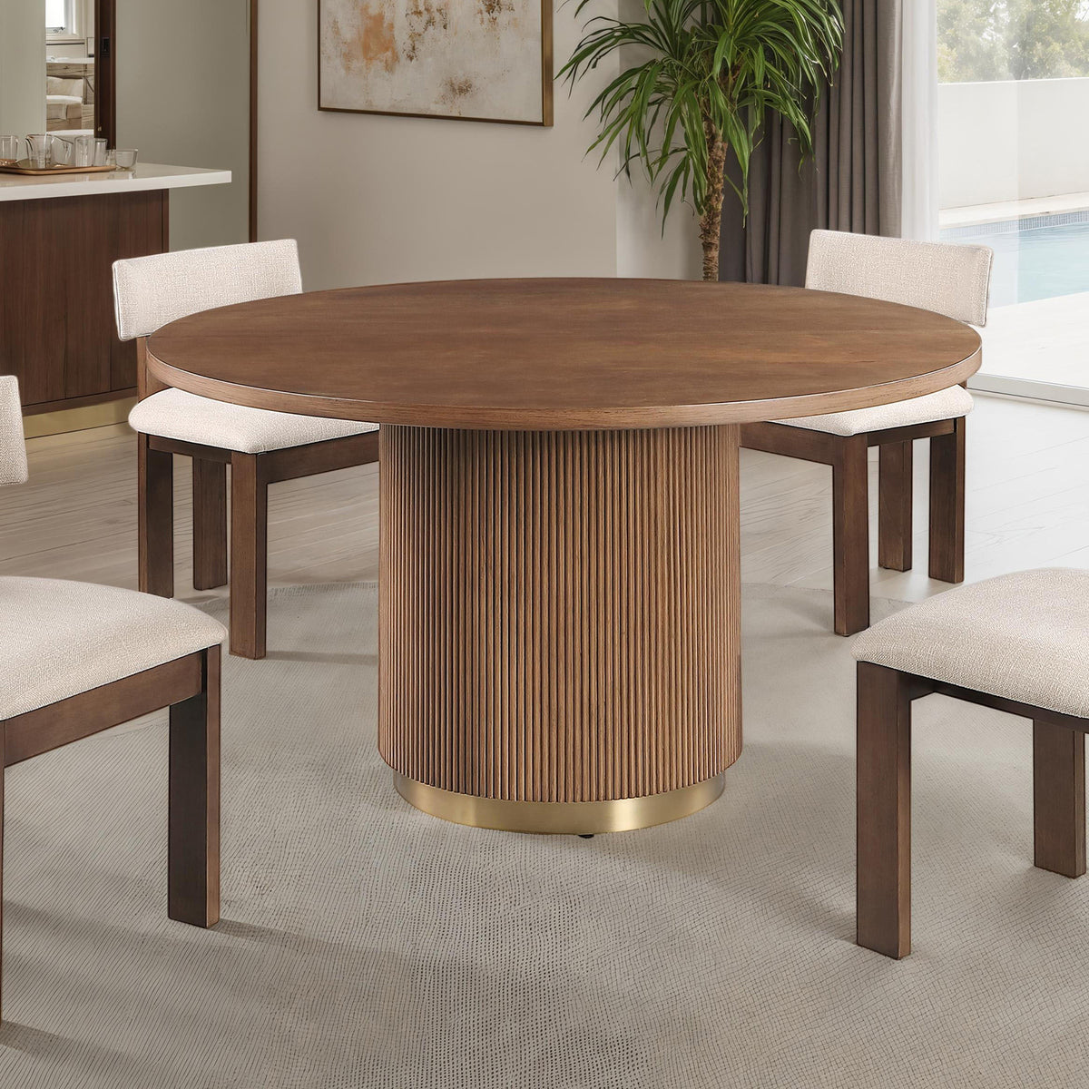 Frascone Round Game & Dining Table Set - Game Table Only