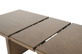 Casoria Rustic Extendable Trestle Dining Collection - Chevron Detail Table, Chairs & Sideboard