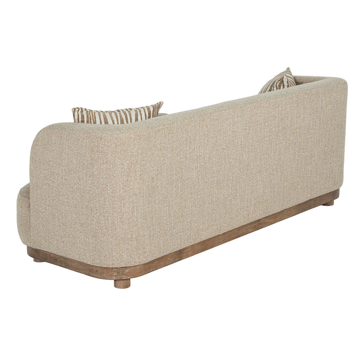 Sarabi Contemporary Sofa, Loveseat & Chair with Plinth Wood Base – view 7